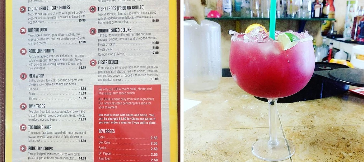 El Dorado Mexican Grill Menu